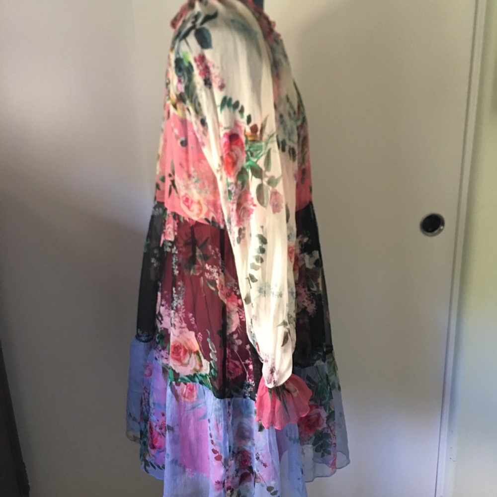 Johnny Was Adore Silk Mini Dress NWOT SIZE S - Picture 7 of 14